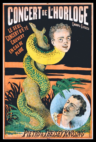 Illustration for article titled Alors! Bizarre French circus and sideshow posters from 1885-1925